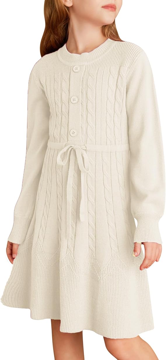 Long sleeve girls sweater dress shop